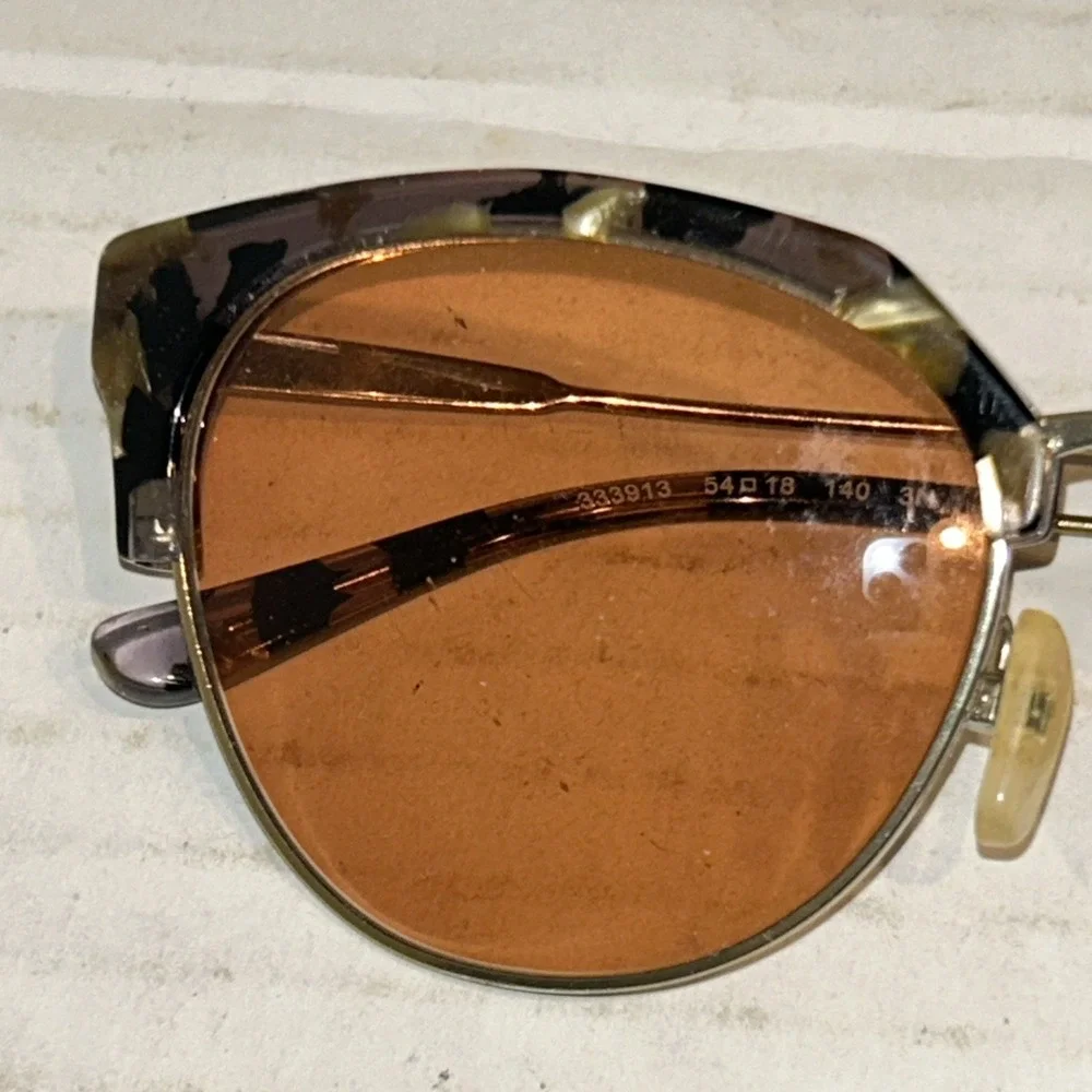 Michael Kors Womens Savannah Tortiose Shell‎ Magnified Sunglasses